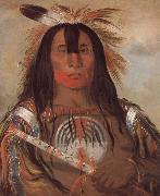 George Catlin Buffalo Bull-s Back Fat Oberhauptling des Blutstammes USA oil painting reproduction
